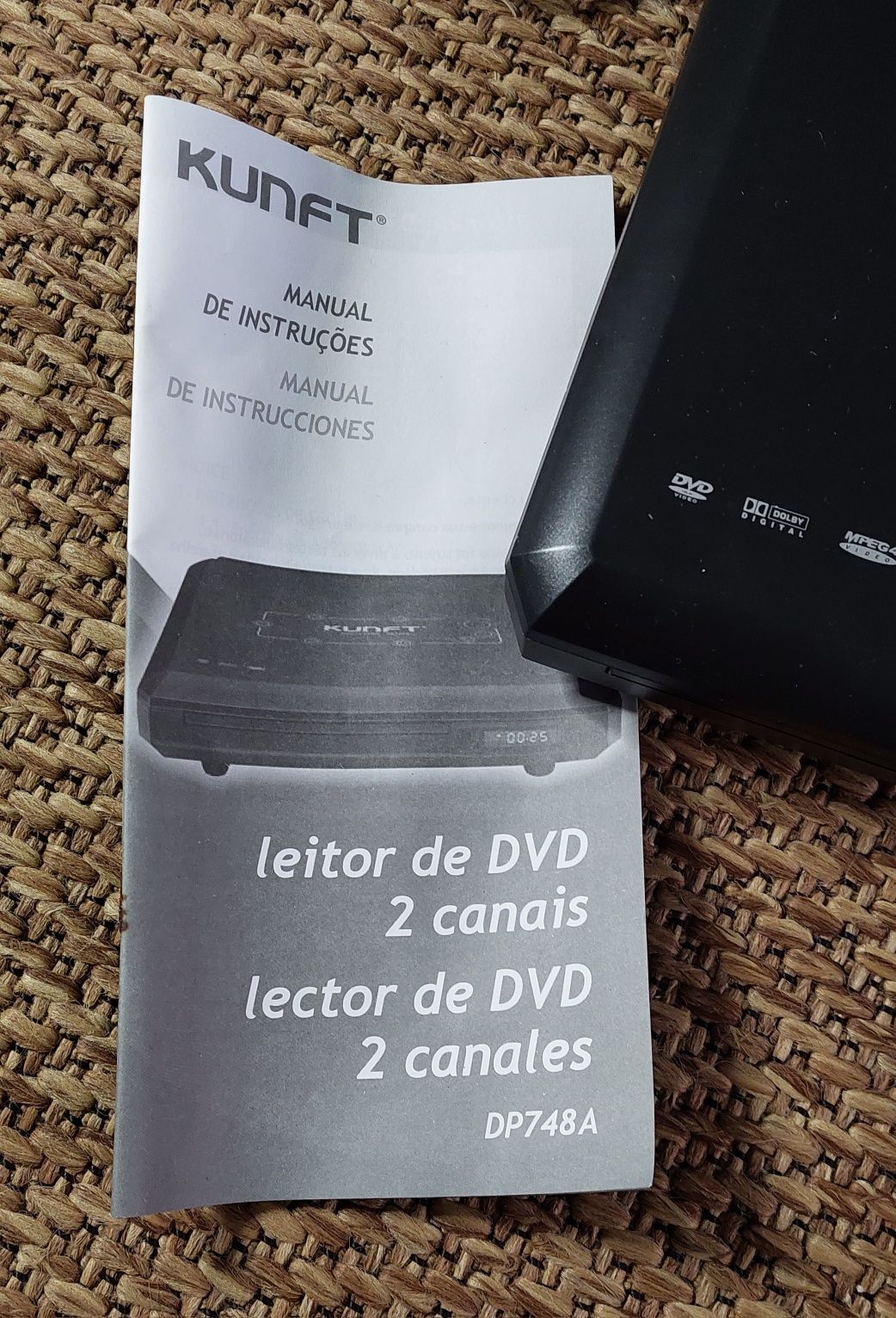 Leitor de DVD 2 canais