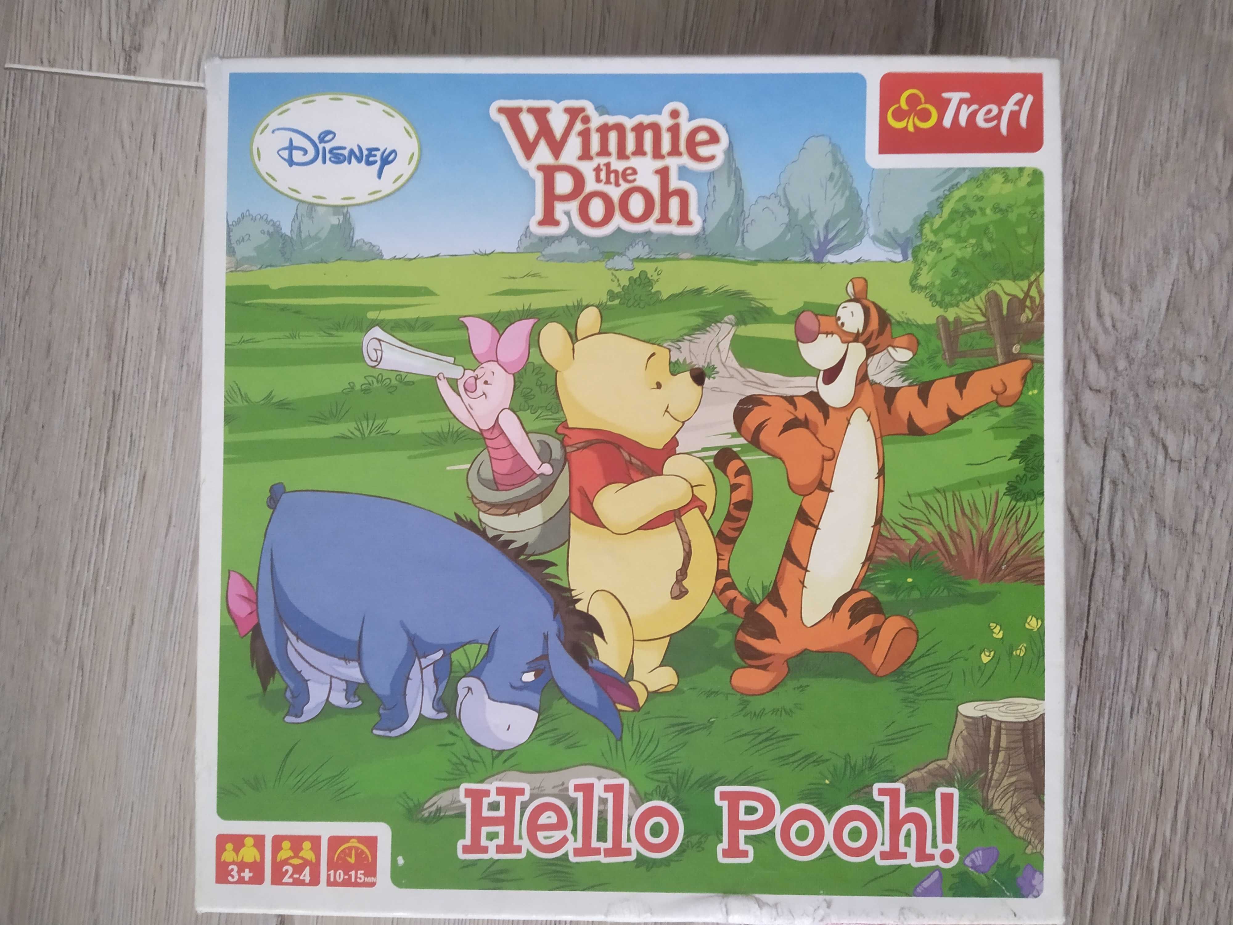 Gra planszowa Kubuś Puchatek Hello Pooh! dla dzieci + GRATIS