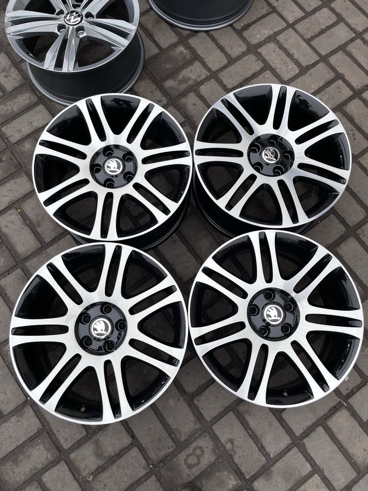 R18 5/112 et46 j7.5 dia57.1 Skoda original, Octavia Golf Passat Jetta