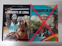 A conquista de Lisboa - 2 volumes - Banda desenhada - Pedro Massano