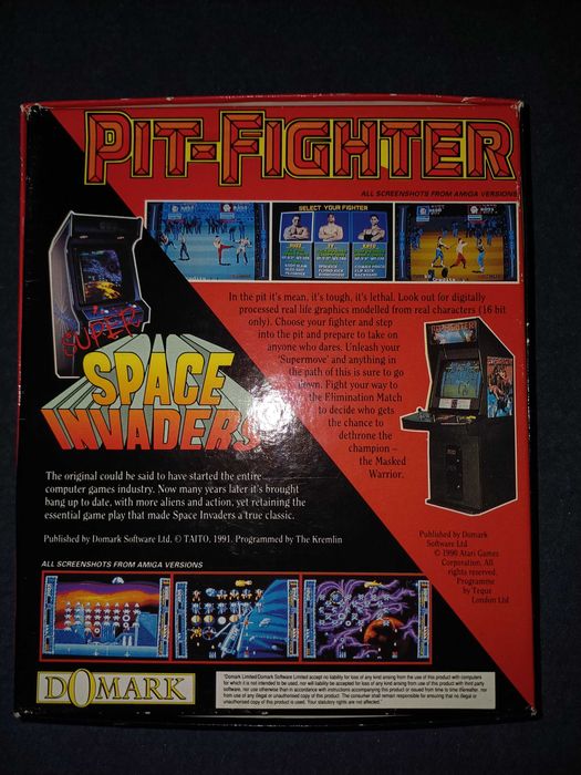 Pit fighter e super space invaders Amstrad
