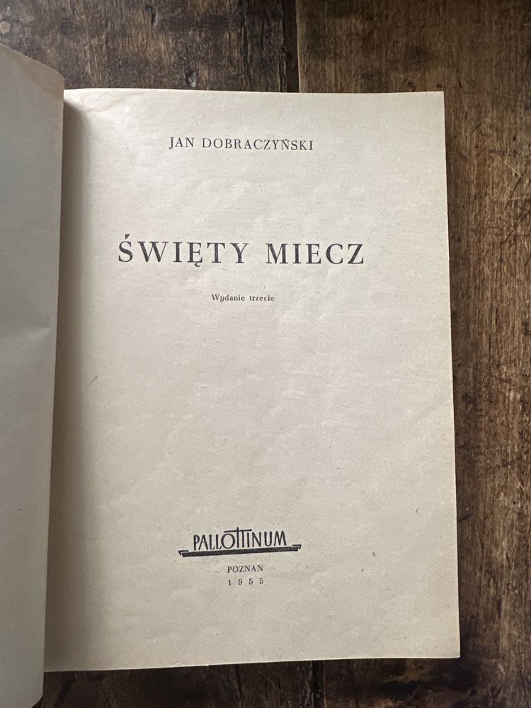 Jan Dobraczyński - Święty Miecz