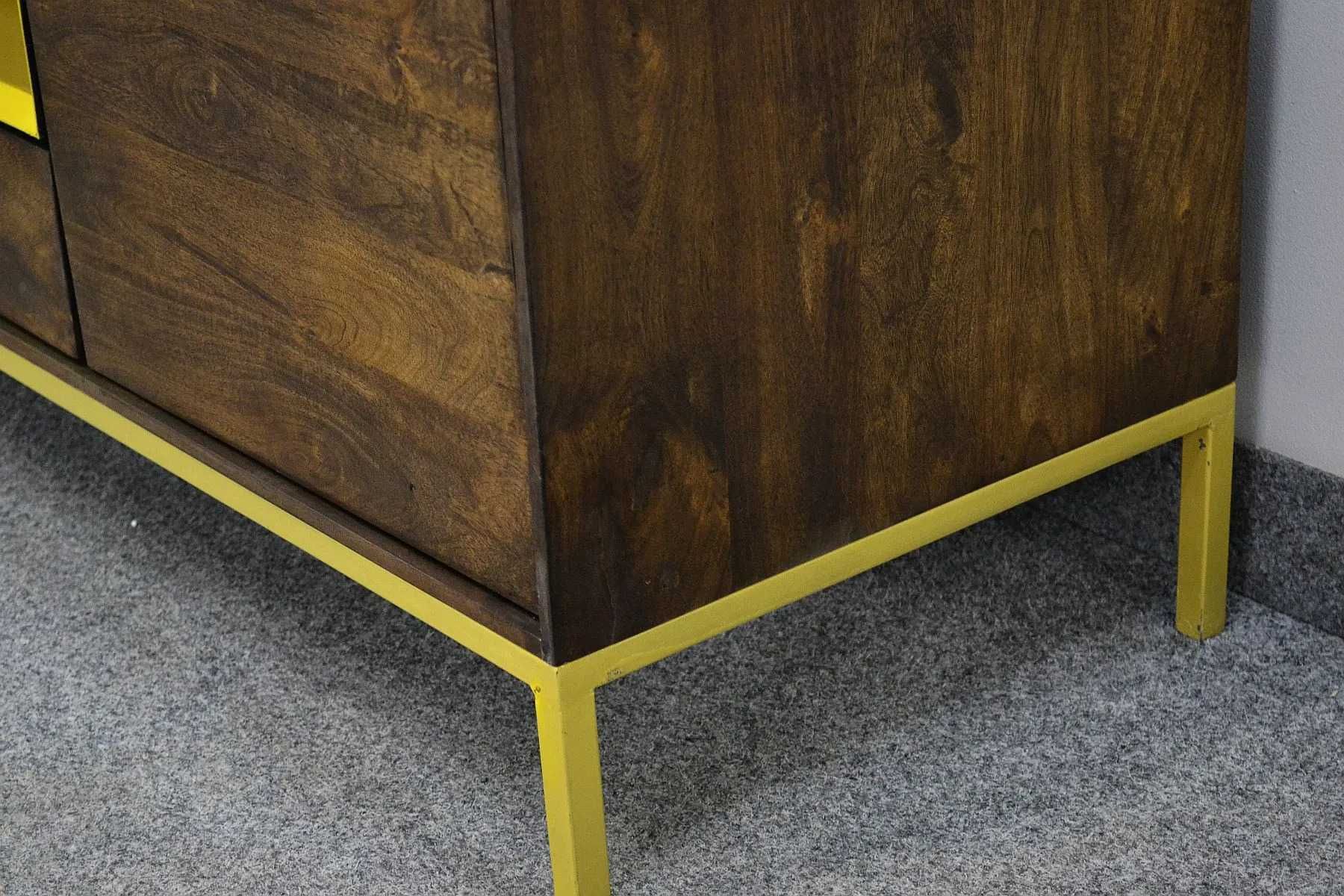 Szafka RTV drewniana, akacja lakierowana, seria CHICAGO 160 cm, -55%