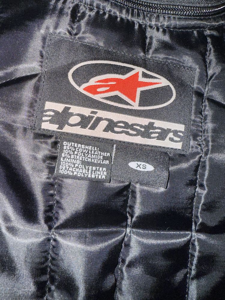 Kurka Alpinestars Aprilia Xs skora motocyklowa letnia