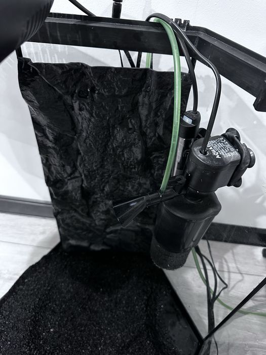 Aquael akwarium 60l szesciokątne grzałka filtr akcesoria