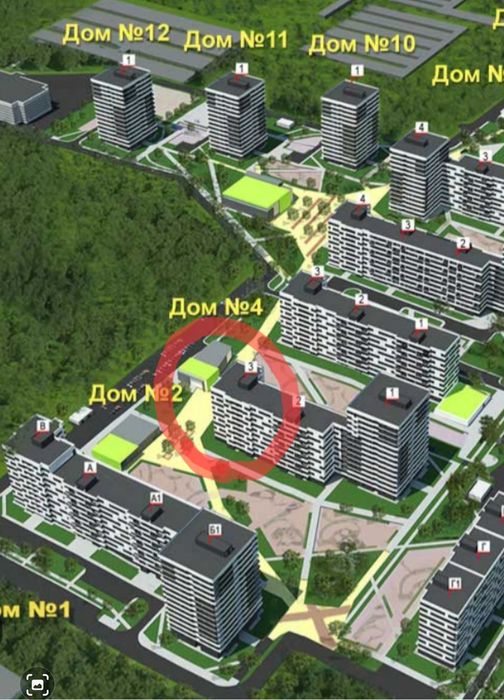 ЖК Пролисок 1-к, 50 м2, дом ,158, сдан, заселен, метро 5 мин