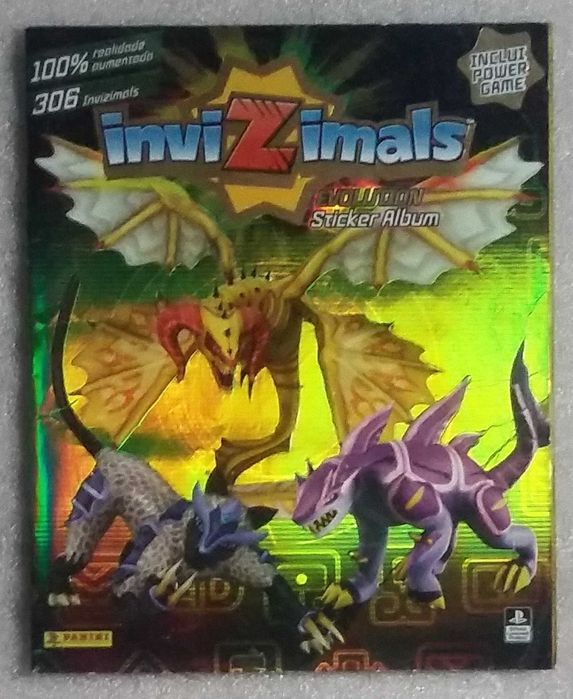 Caderneta de cromos Invizimals evolution