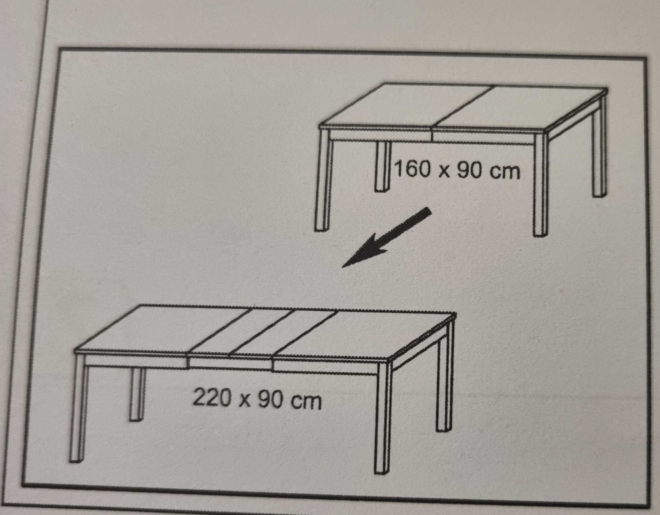 Stół do salonu rozkładany NOTINA