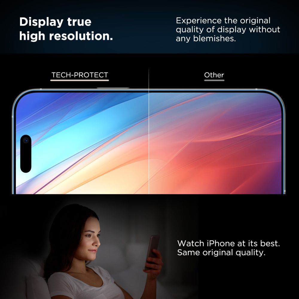 Szkło Hartowane Tech-Protect Quick Set+ 2-Pack Iphone 16 Pro Black