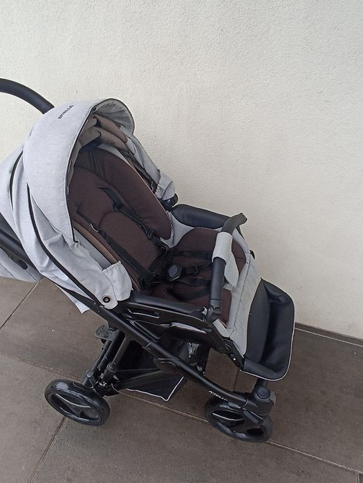 Wózek 3w1,4w1 Bebetto nitello szary fotelik maxi Cosi