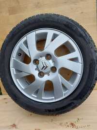 Citroen C1 Koła aluminiowe zestaw opony Uniroyal 155/65 R14 4 sztuki