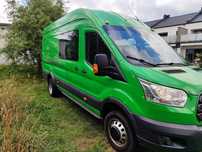 Ford Transit  Maxi, Doka, na bliźniaku, hak stan BDB