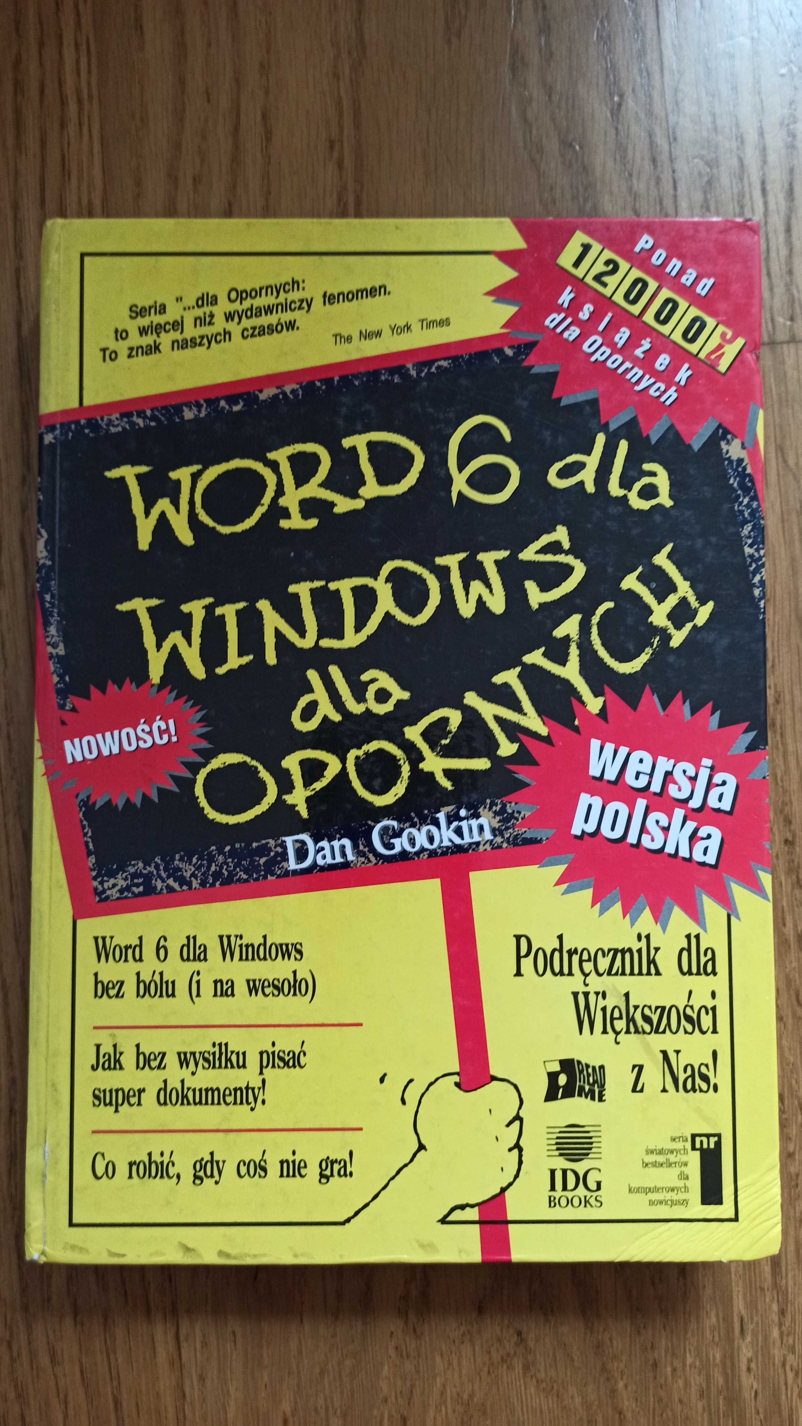 WORD 6 dla Windows dla opornych