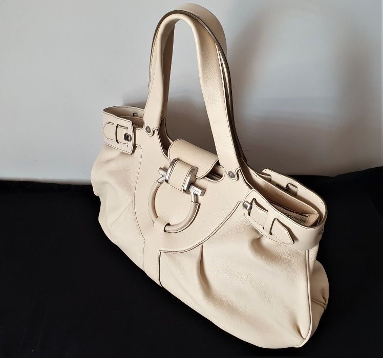 Torebka Salvatore Ferragamo Skórzana Oryginalna Dkny Miu Fendi Vintage