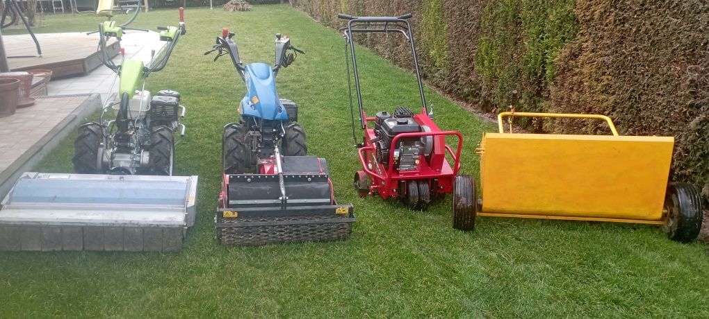 Aerator rurkowy piaskowanie koszenie traw glebogryzarka separacyjna