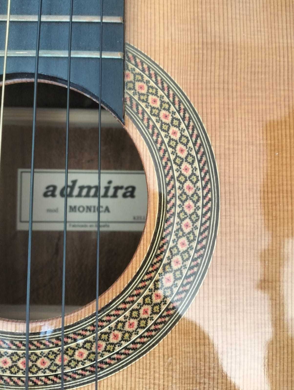 guitarra classica Admira mod Monica Solid top violão espanhol