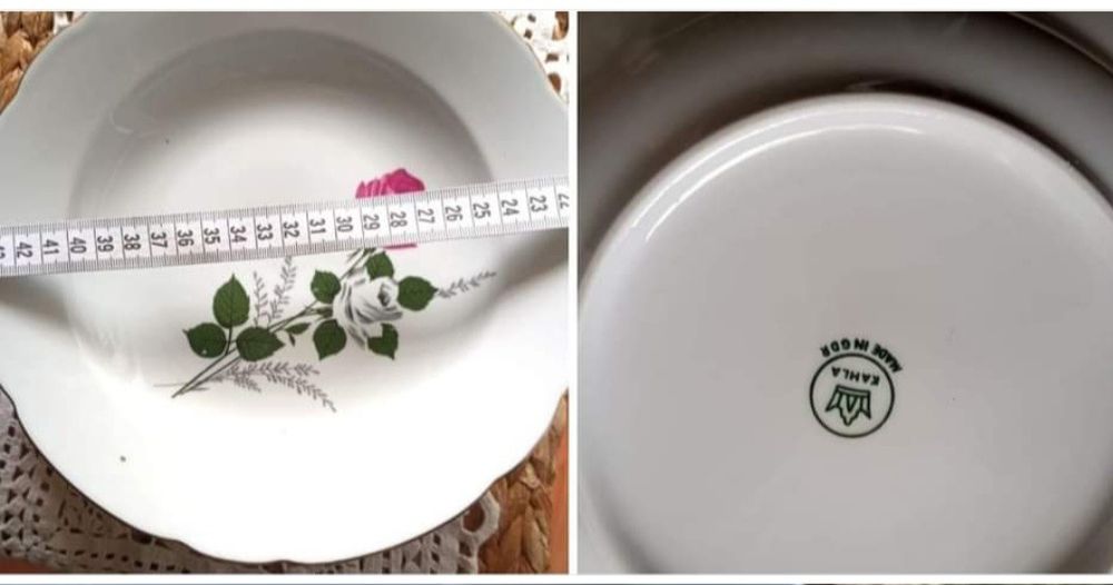 Посуд фарфоровий і скляний