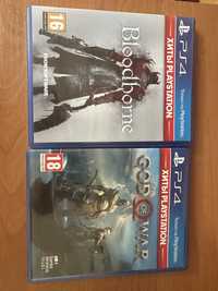 диски ps4 god of war/bloodborn