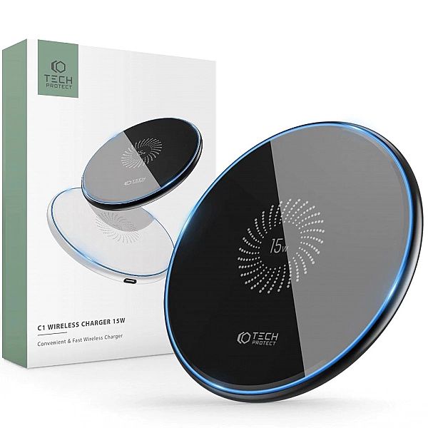 Tech-Protect Qi15W-C1 Wireless Charger 15W Black