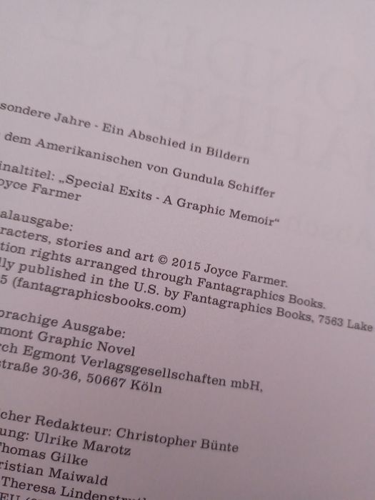 Besondere Jahre: Ein Abschied in Bildern - Farmer komiks j. Niemiecki