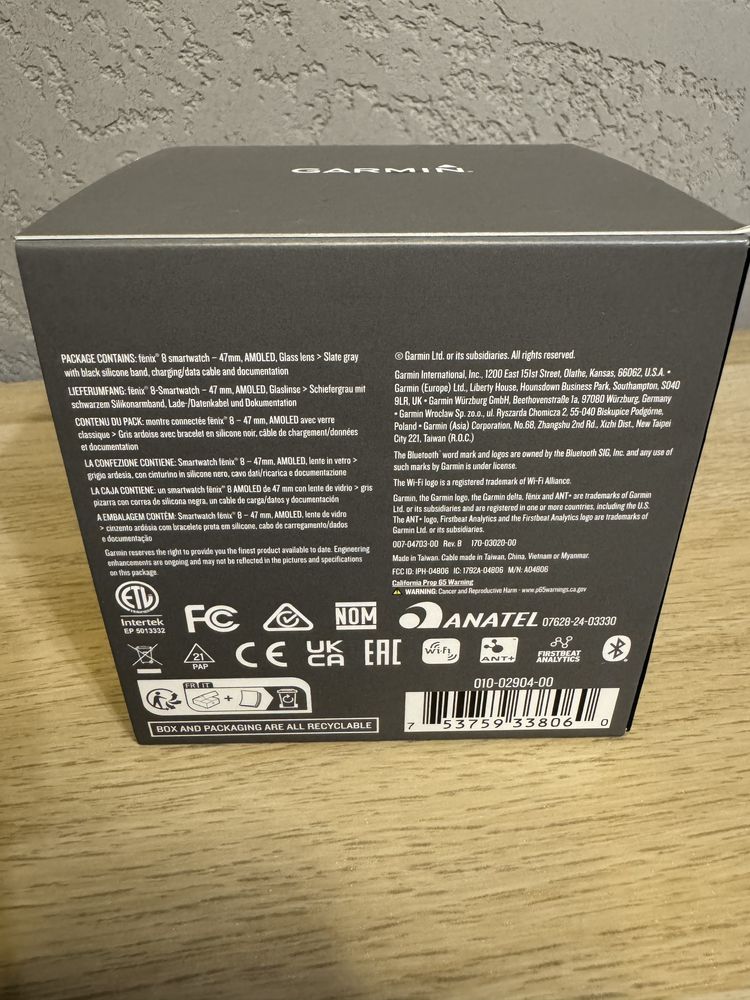 Smartwatch Garmin Fenix 8 47mm czarny