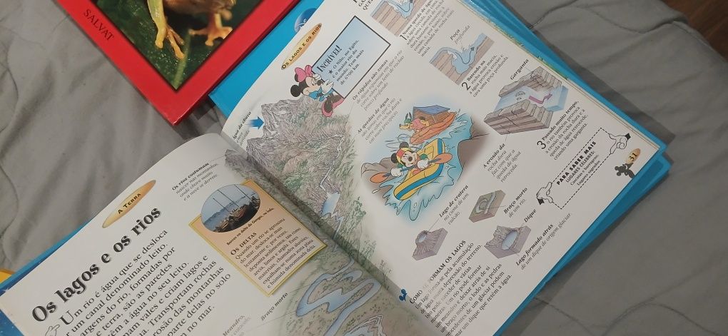 Livros infantis colecção completa Mickey conhecimentos