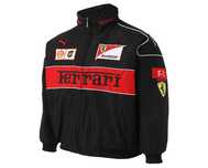 Kurtka Ferrari Vintage F1 Wyścigowa Bomberka Czarna BESTSELLER