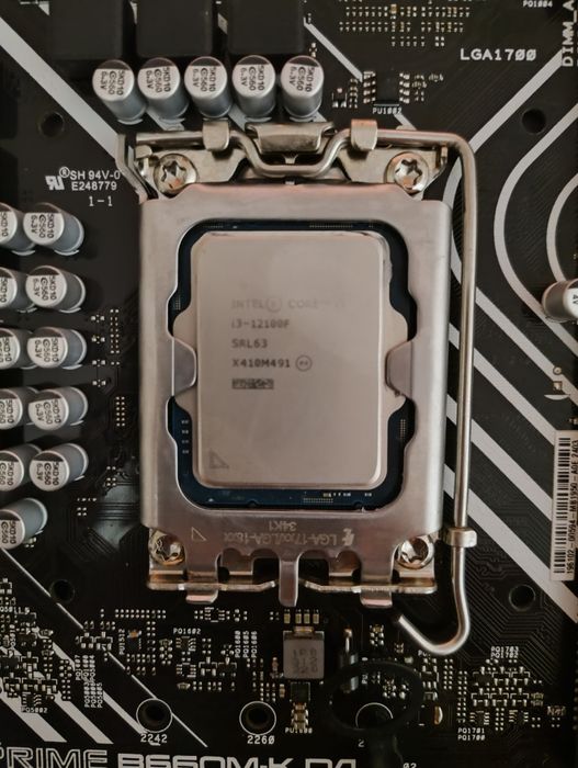 Материнська плата Asus PRIME B660M-K D4 Процесор i3 12100f 4.3 ГГц