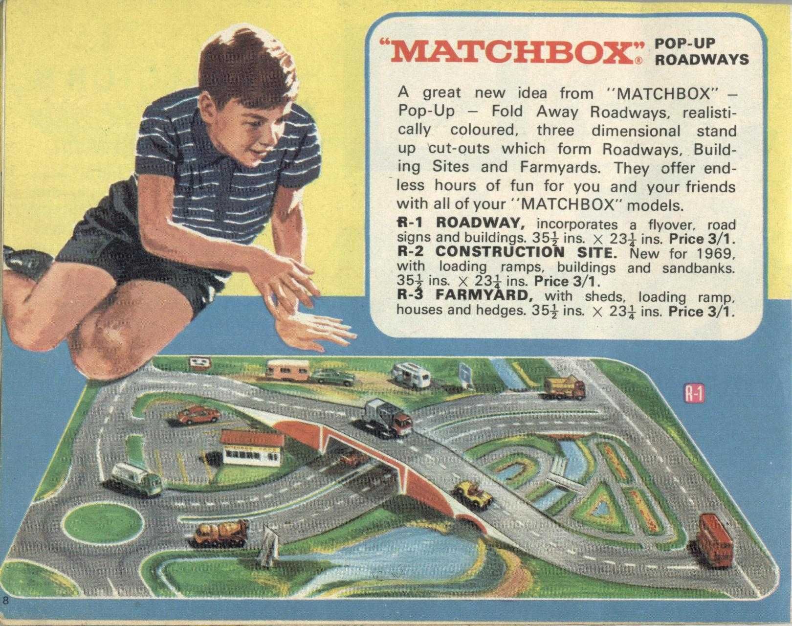 Matchbox katalog modeli 1969 rok skan