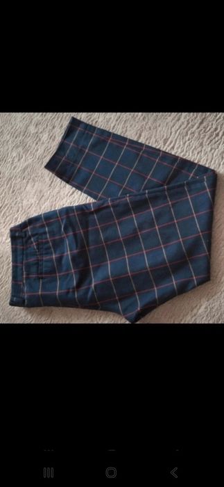 Spodnie damskie  w kratę