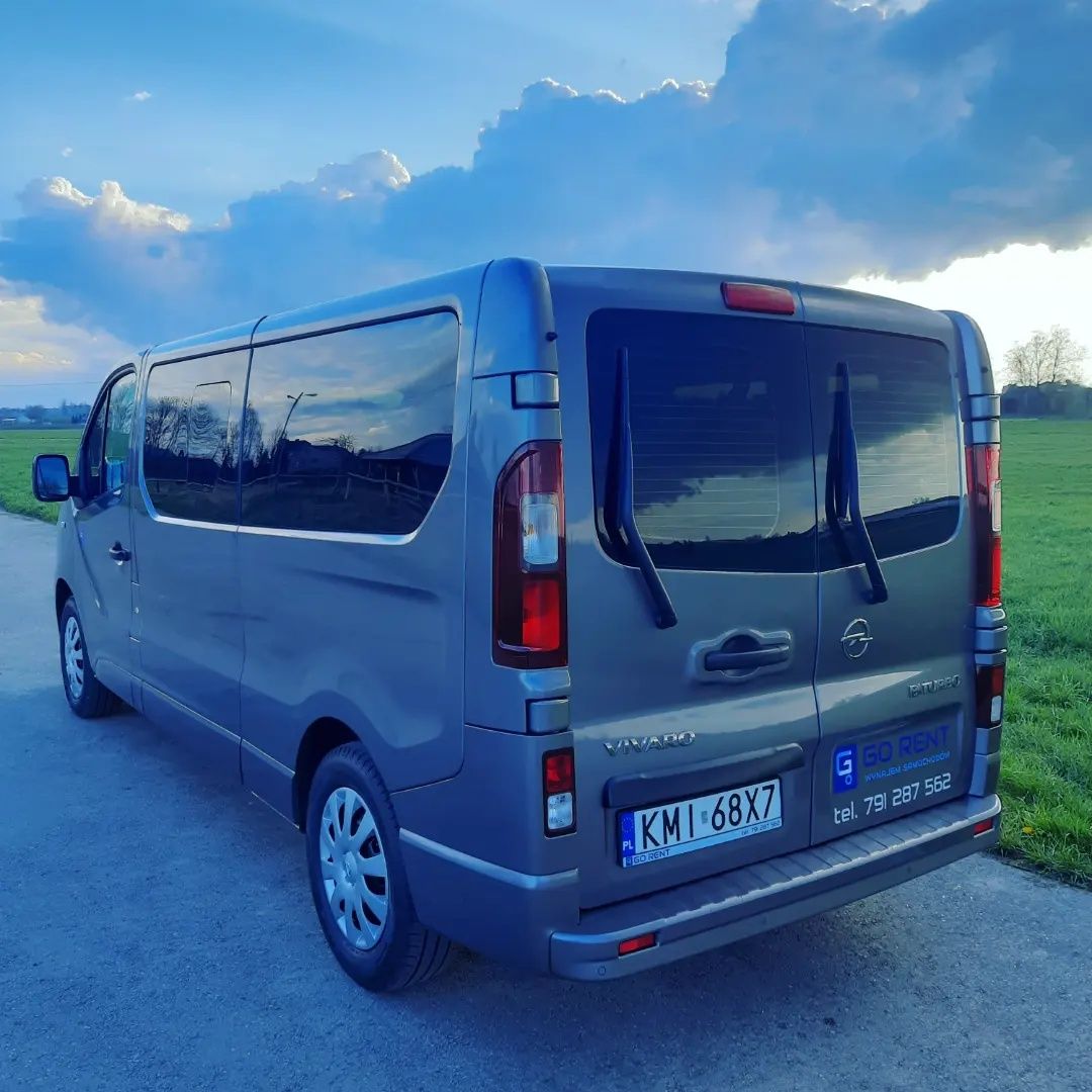 Wynajem busa 9-osobowego Opel Vivaro!! Winiety!! Wolne wakacje!!