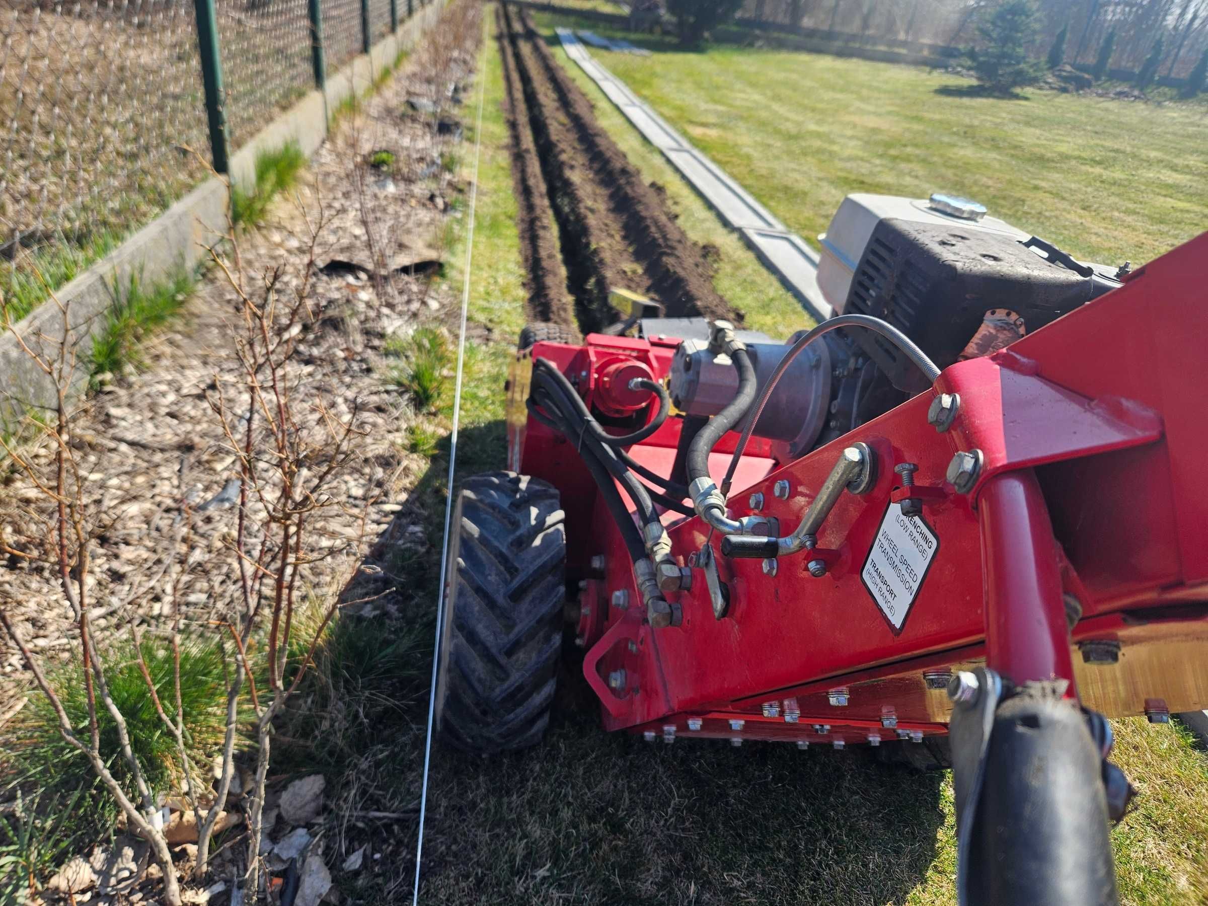 Koparka łańcuchowa 60/16 trencher z napędem hydraulicznym wypożycz