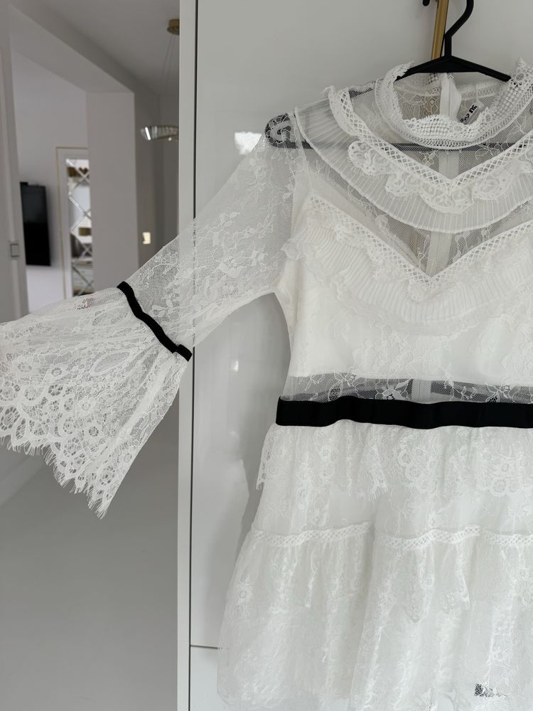 Sukienka biała koronka nowa