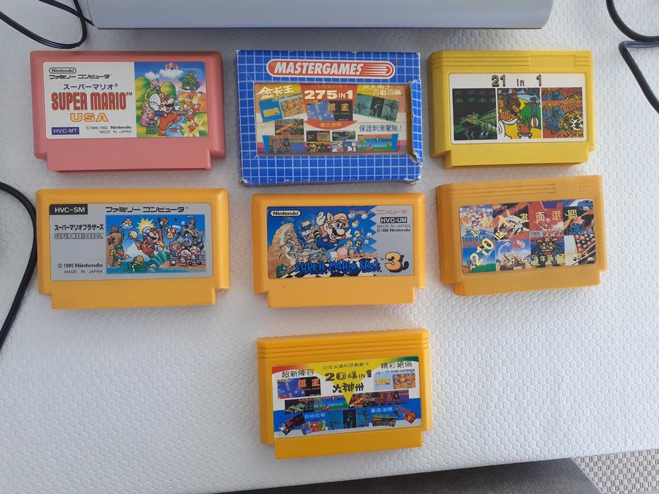 Consola Usada Nevir Mastergames NVR-VI para jogos Nintendo NES Famicom