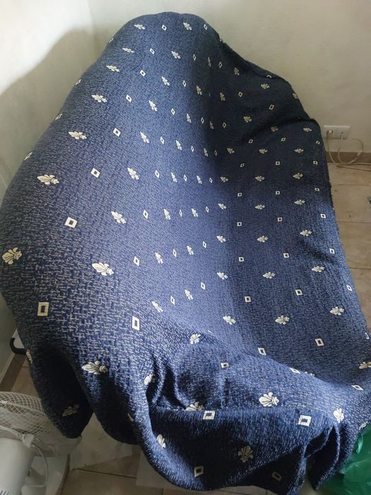 Sofá cama estimádo com capa