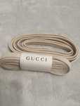 Gucci beżowe sznurówki sznurowadła
