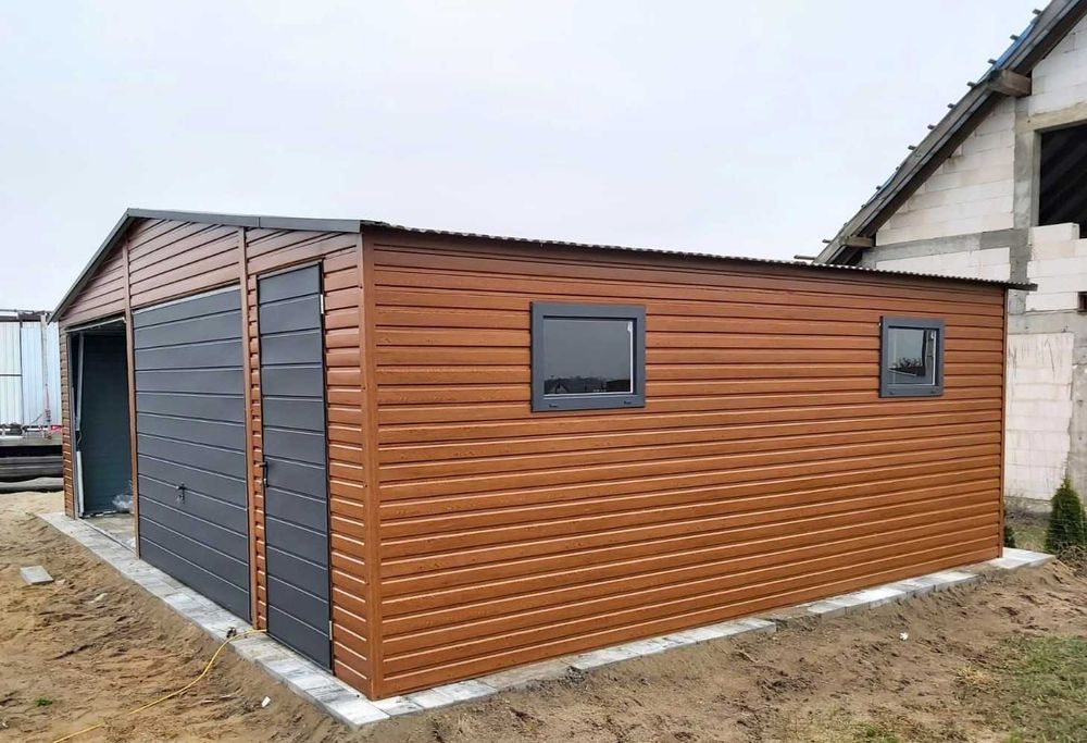 Garaż Schowek Magazyn Kolor Drewnopodobny 3x5 4x5 4x6 PROMOCJA