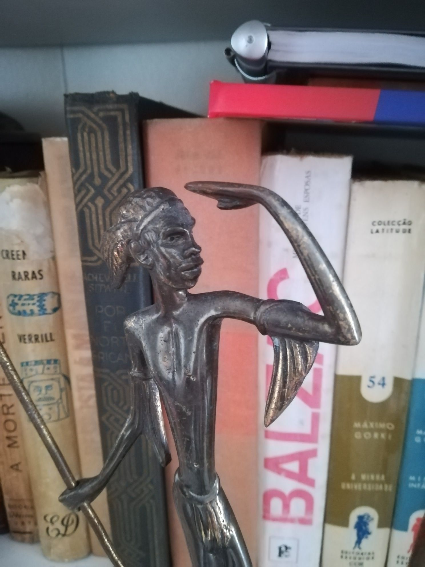 Cerra Livros em Bronze. Art Deco. Anos 1950