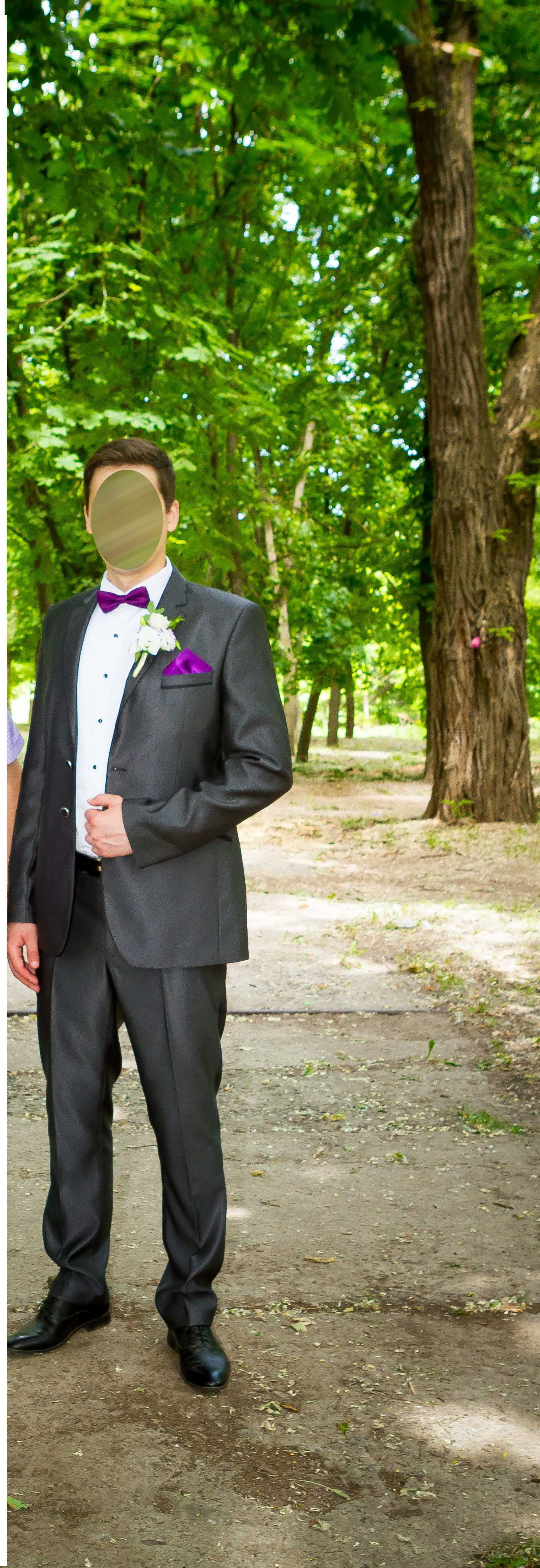 Мужской костюм с нарядной рубашкой (для свадьбы или выпускного)