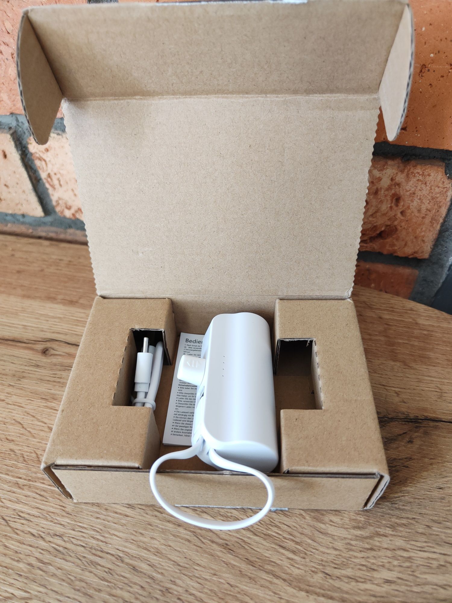 Mini PowerBank 3000mAh Biały
