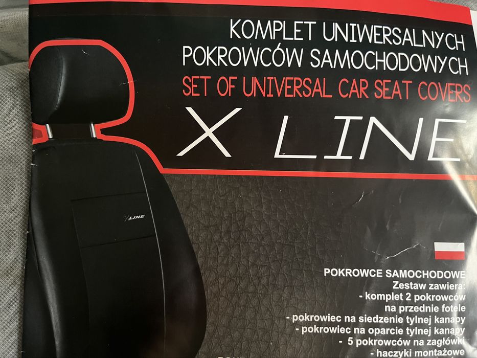 Pokrowce uniwersalne do auta - czarne