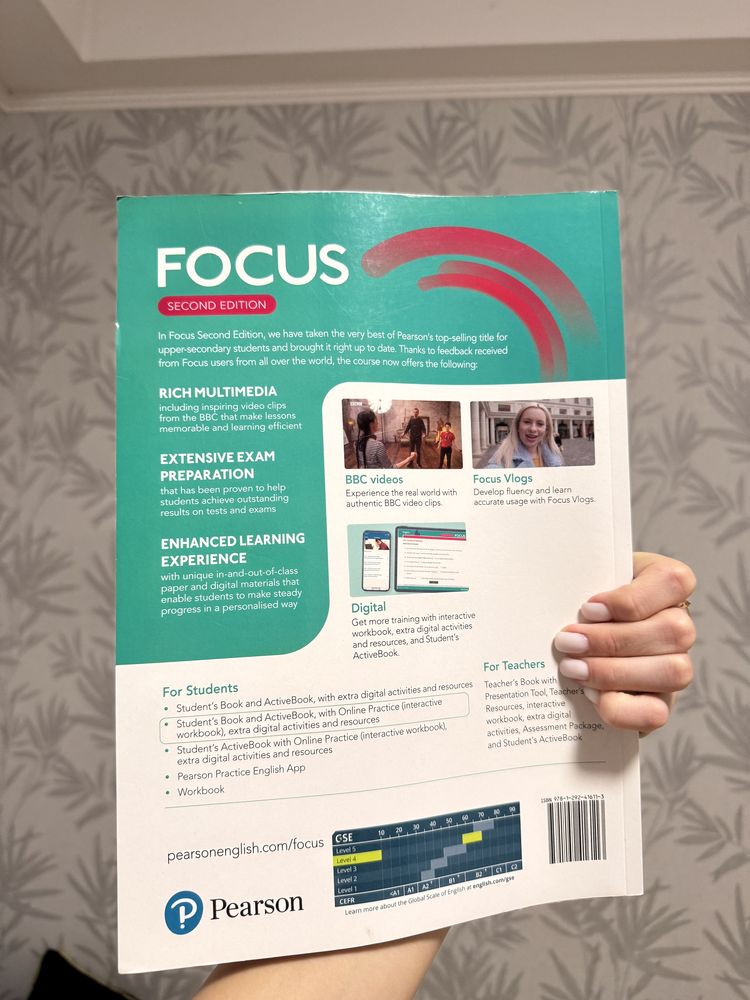 Підручник з англійської мови student’s book focus 4