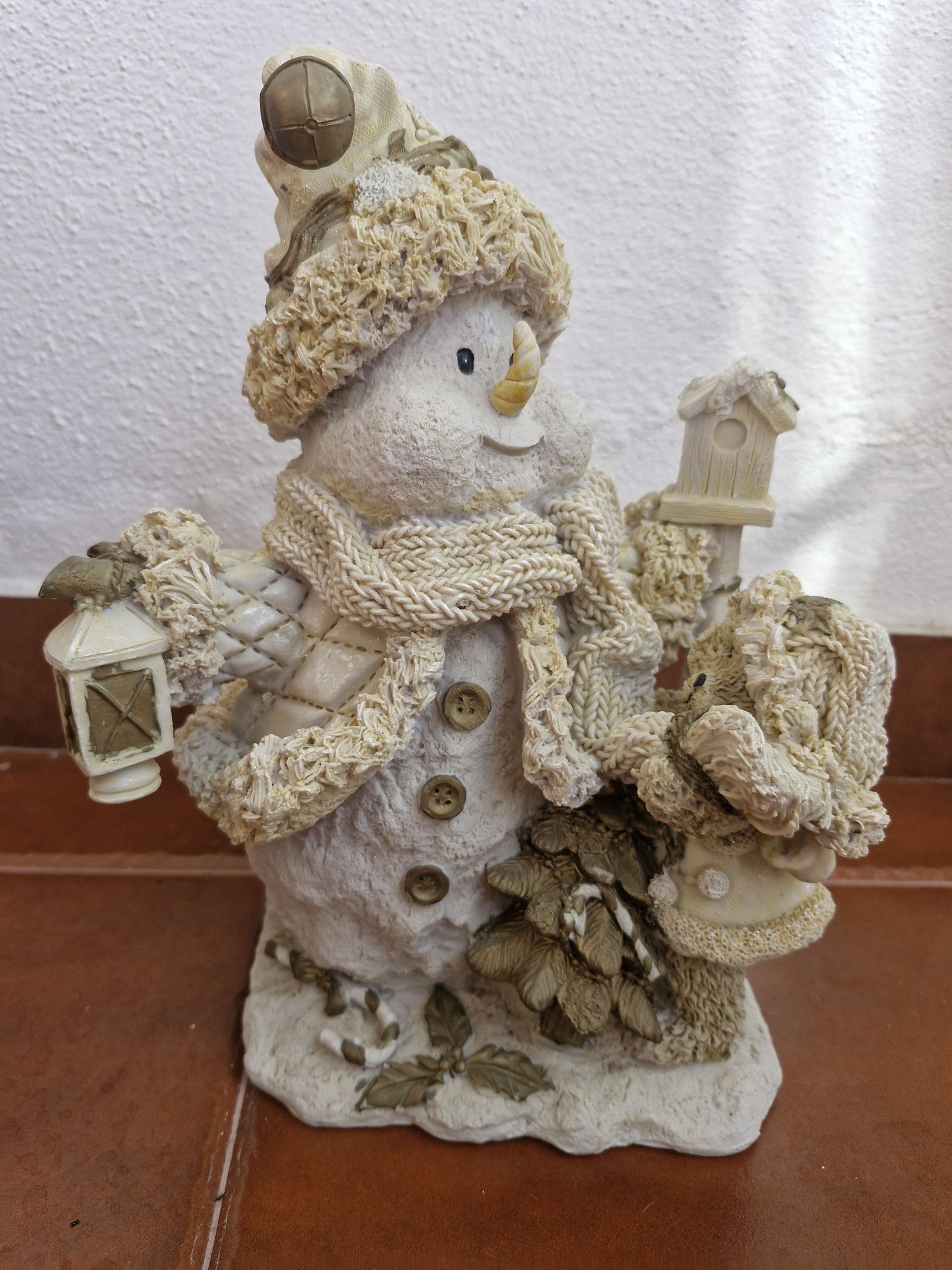 Boneco de neve em marfinite