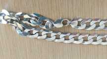 Srebrny Łańcuch Pancerka 11mm 55cm 60g Próba 925