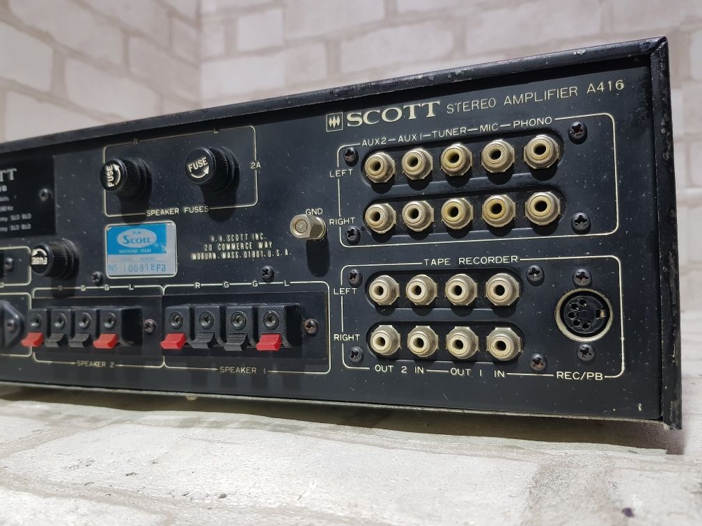 TOП! Стерео підсилювач/усилитель SCOTT A-416, б/в з Німеччини