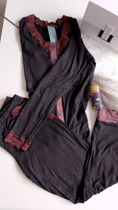 Вишуканий костюм для дому піжама бордо Інтіміссімі Intimissimi