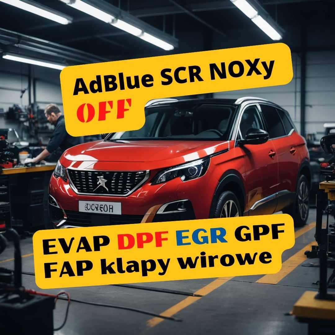 Chip Tuning Stage 1  Wyłączanie usuwanie błędów naprawa SCR DPF Adblue
