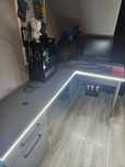 Biurko LED + Szafka pod telewizor