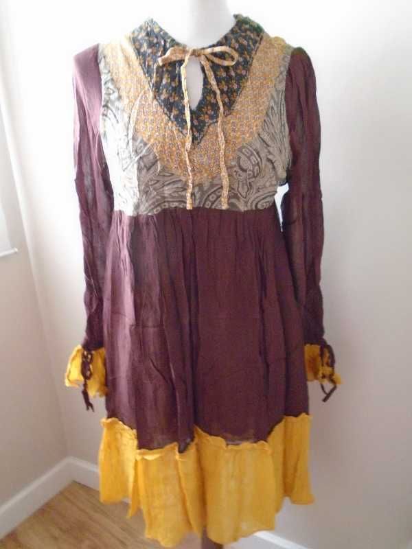 Vestido étnico Stradivarius