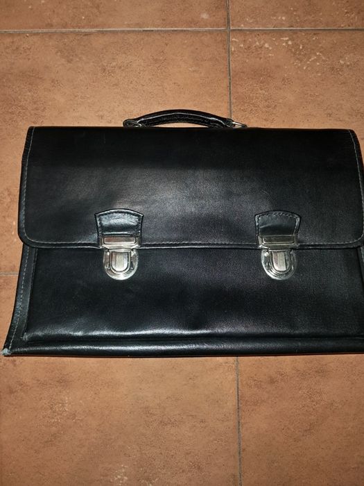 Teczka dzielnicowego ze skóry naturalnej